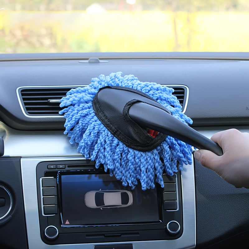 Kleine Nanofaser Auto Staubentfernungsbürste Weiche Mini Borstenbürste Staubwedel Wisch Auto Innenreinigung