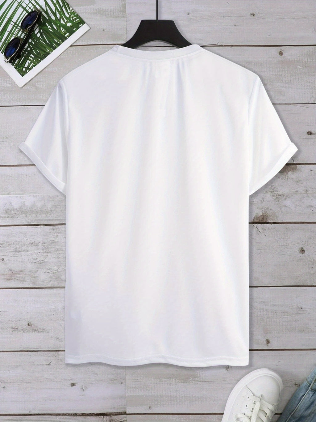 'Oh How He Loves Us' Round Neck T-shirts, Causal Tees, Short Sleeves Tops, Men's Summer Clothing