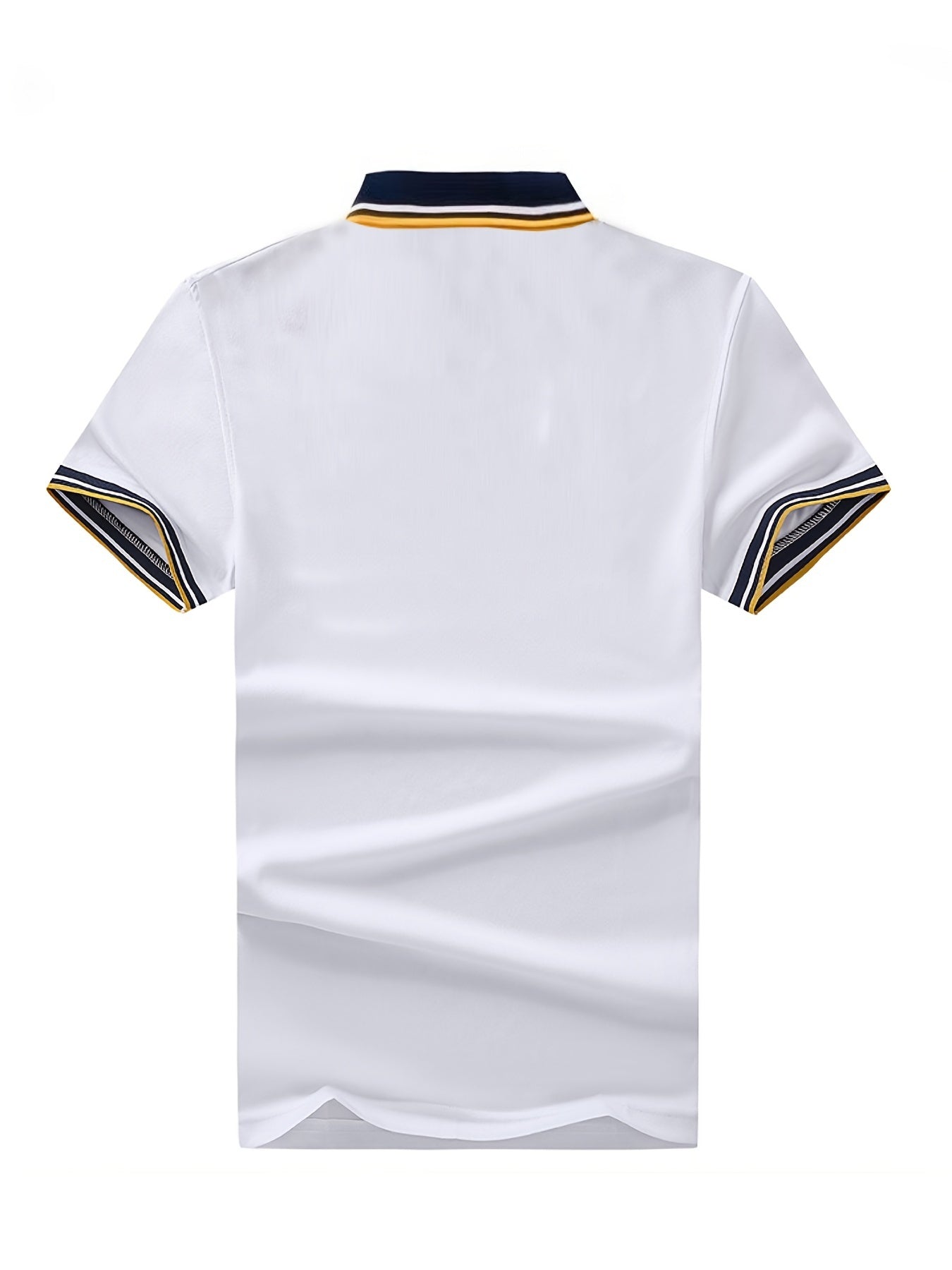 Plus Size Men'S Polo Shirts, Loose Elastic Comfortable Causal Short Sleeve for Business Formal Occasions Gifts