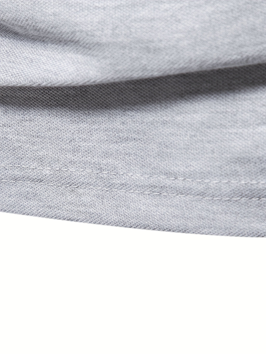 Men's Solid Giraffe Embroidery Long Sleeve Tennis Shirts, Slight Stretch All-match Fashion Men's Top