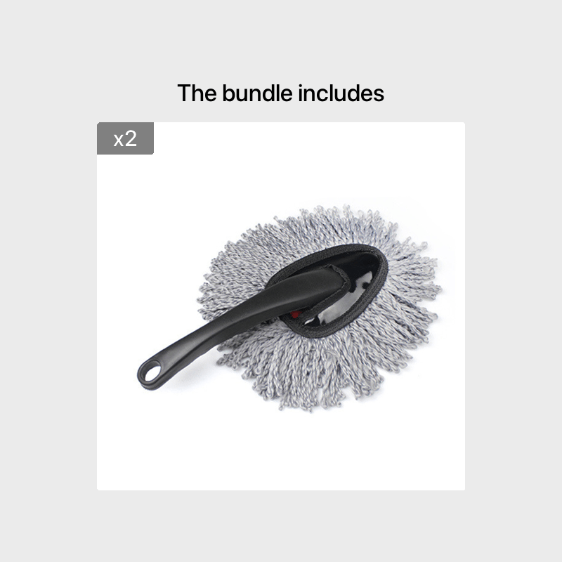 Small Nanofiber Car Dust Removal Brush Soft Mini Bristle Brush Duster Wipe Car Interior Cleaning