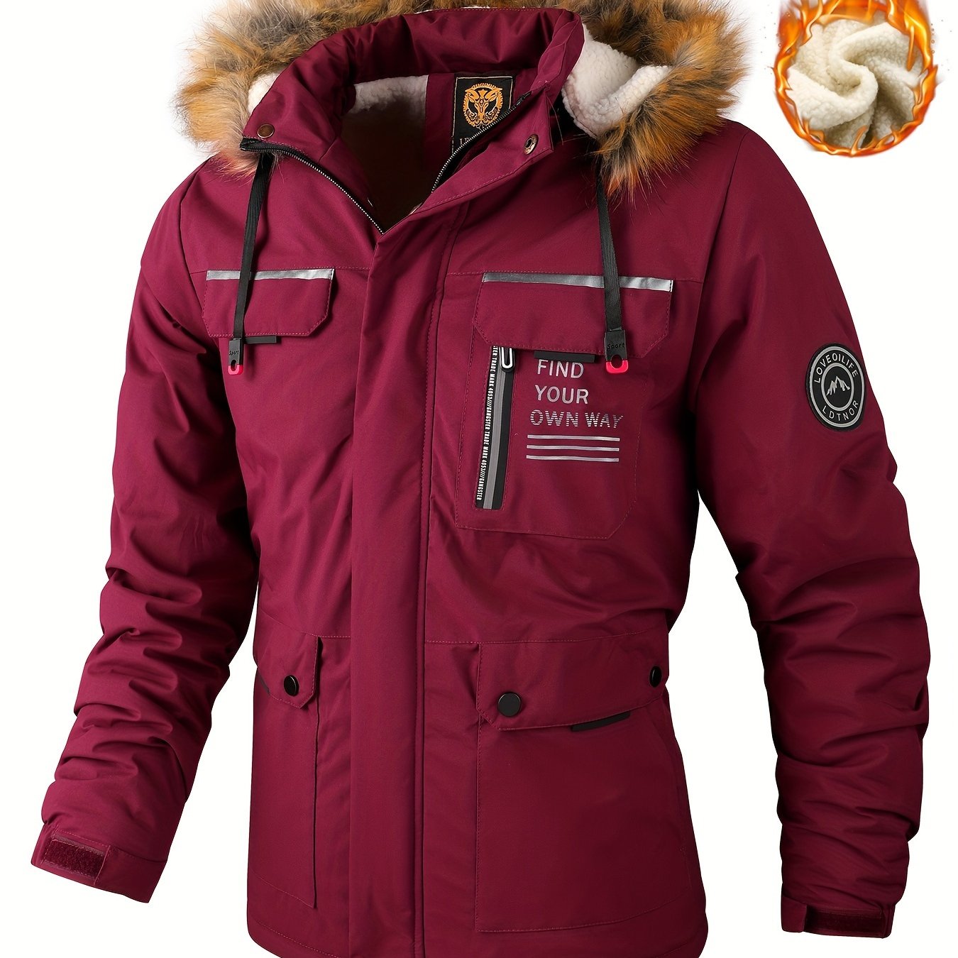 2022 Autumn And Winter New Men'S Fashionable Windbreaker Jacket Casual Outdoor Sports Zipper Jacket