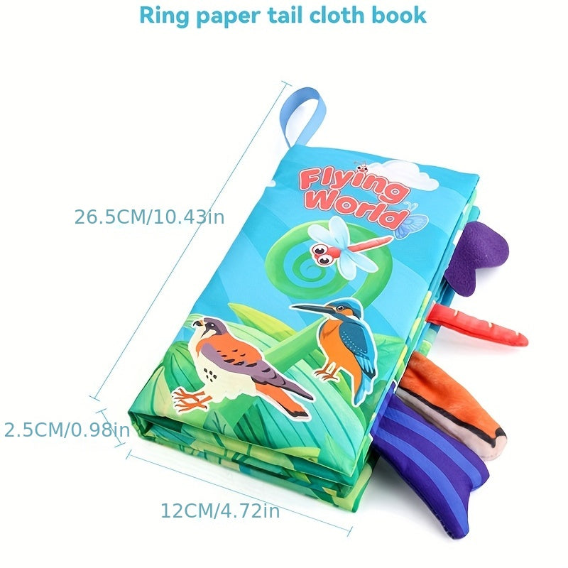 [Touch Feel Books] Touch Feel Cloth Books | Crinkle Soft Sensory Toys | Christmas Stocking Stuffers Gifts