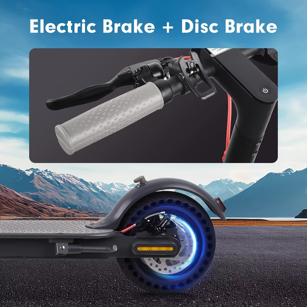 1/2PACKS 350W Electric Scooter for Adults & Teens, 6/9/15 Mph Three Speed, Max Range 20 Miles, Dual Brake & 8.5" Honeycomb Tires, Fast Charging, Foldable E- Scooter for City Commuting, Birthday Gift, Scooter For Men, Foldable