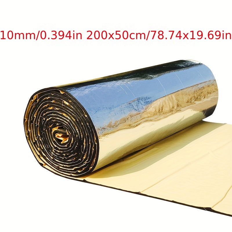 78.74x19.69inch Car Soundproof Pad | 5/7/10mm Thickness Sound Deadening Mat, Heat &Noise Insulation | Closed Cell Foam Hood Deadener Auto Accessories