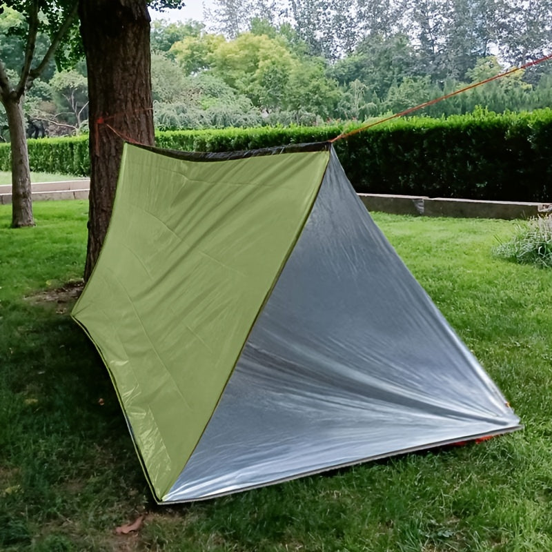 [Emergency Camping Tent] Windproof & Tear-Resistant Emergency Camping Tent - Lightweight Shelter, All-Season Portable Tent with Ground Sheet, for Camping, Hiking, Backpacking, RV, Car Emergencies - Fits 2 People, Hiking Gear,