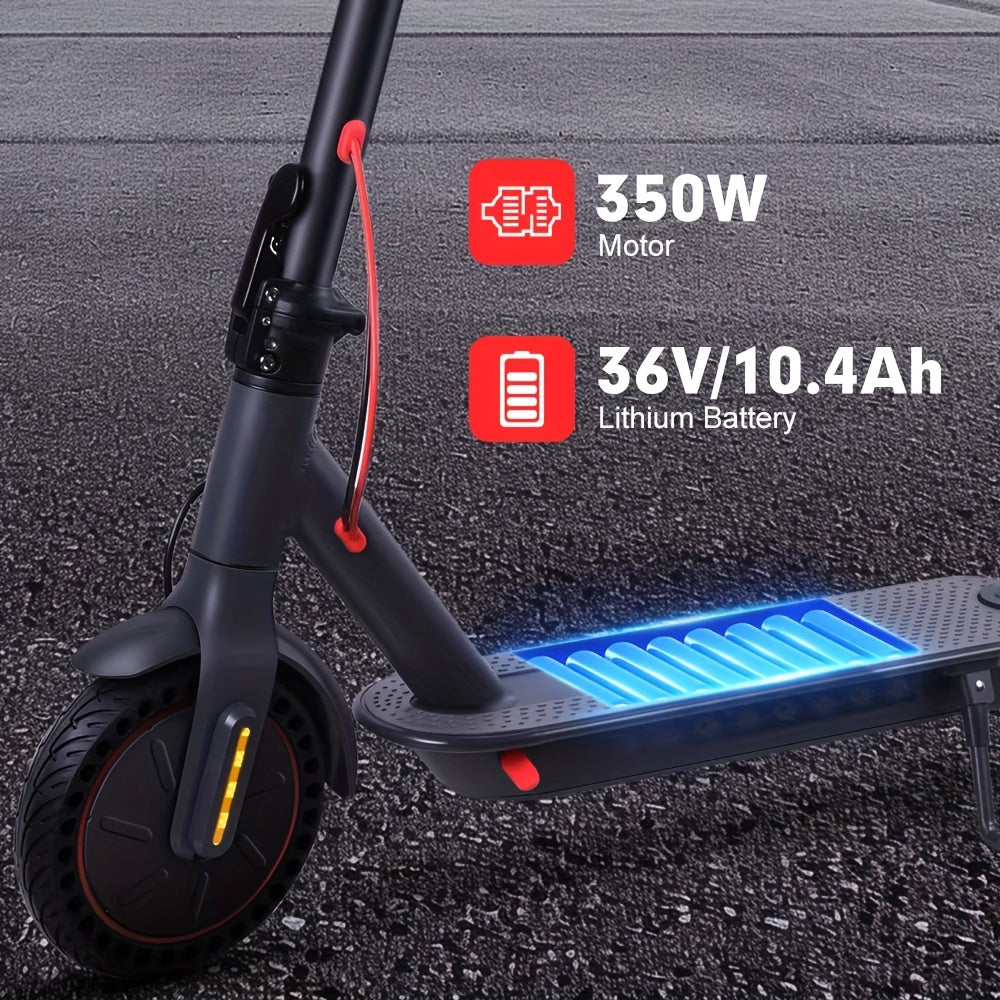 1/2PACKS 350W Electric Scooter for Adults & Teens, 6/9/15 Mph Three Speed, Max Range 20 Miles, Dual Brake & 8.5" Honeycomb Tires, Fast Charging, Foldable E- Scooter for City Commuting, Birthday Gift, Scooter For Men, Foldable