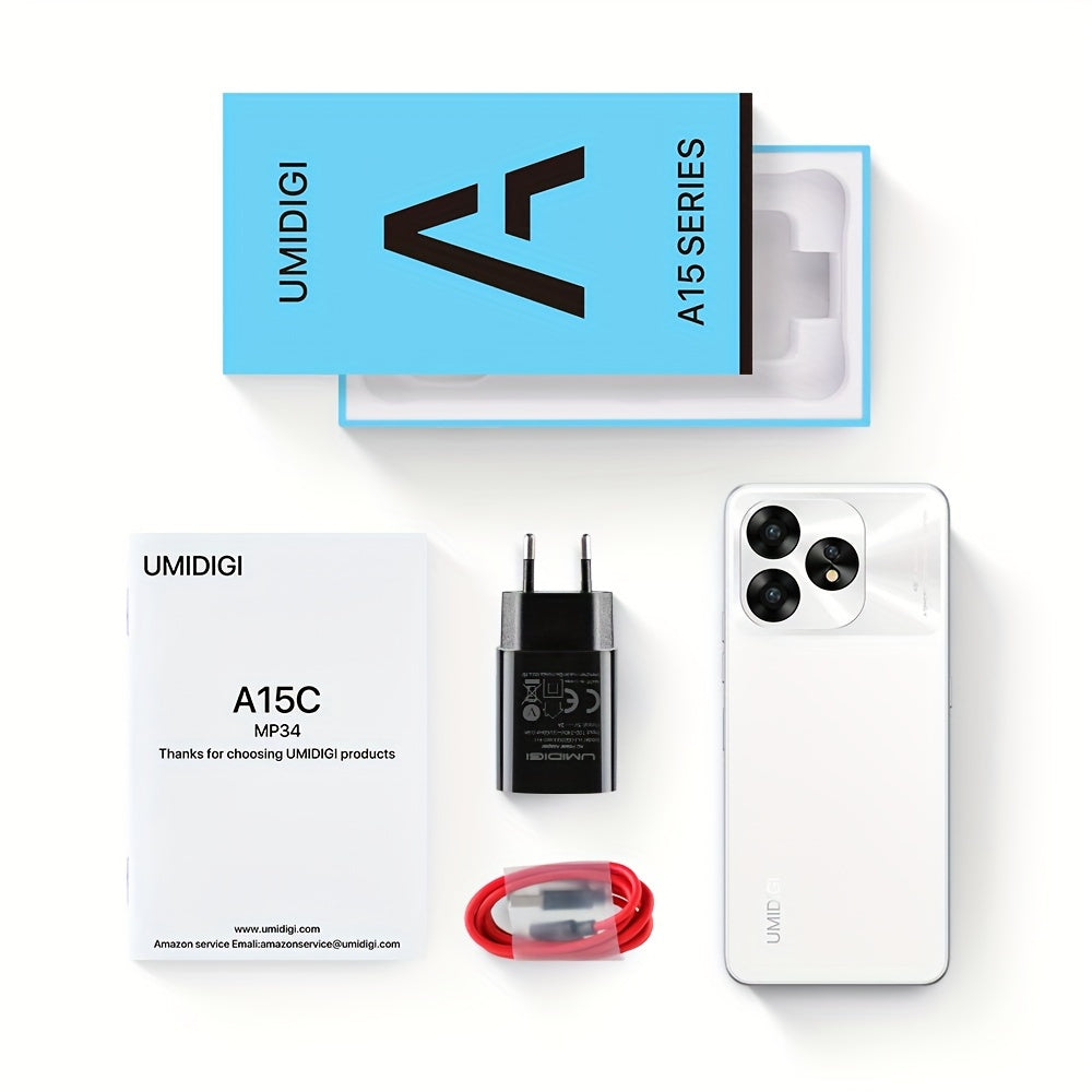 UMIDIGI A15C 8GB RAM+128GB ROM Android 13 NFC Unlocked Cell Phone 48MP Ultra-Clear AI Camera Mobile Phone 5000mAh Battery Smartphone 6.7" HD Full View Display Dual Unlock Phone.