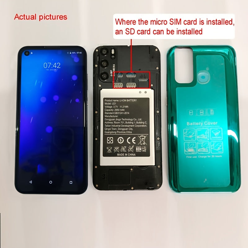 32GB ROM Reno6 Pro Dual Sim Card Smartphone - 6.35inch HD+ Screen, 2GB RAM, 2950mAh Battery, 3G WCDMA: 850MHz/2100MHz - Unlocked Cellphone for Global Use