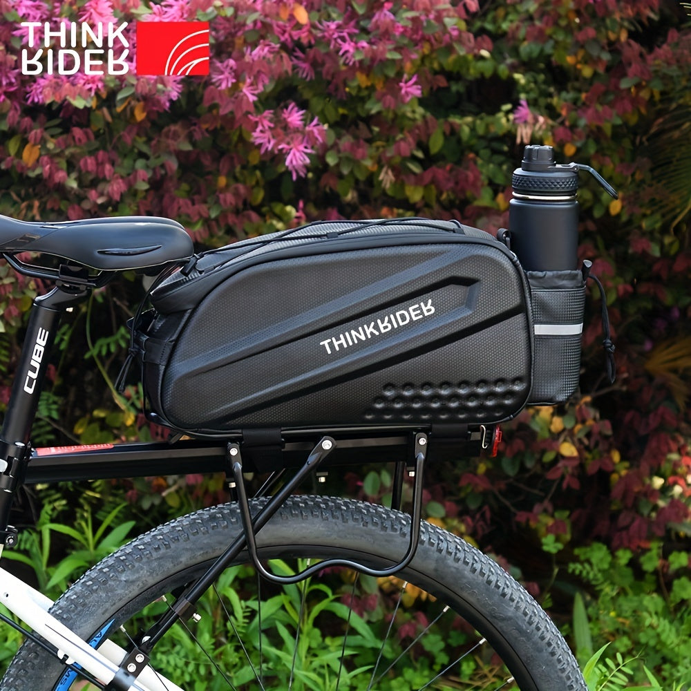 14L Hard Shell ThinkRider Bicycle Rear Hunch Bag - Anti-Splash Material, Rain Cover Included
