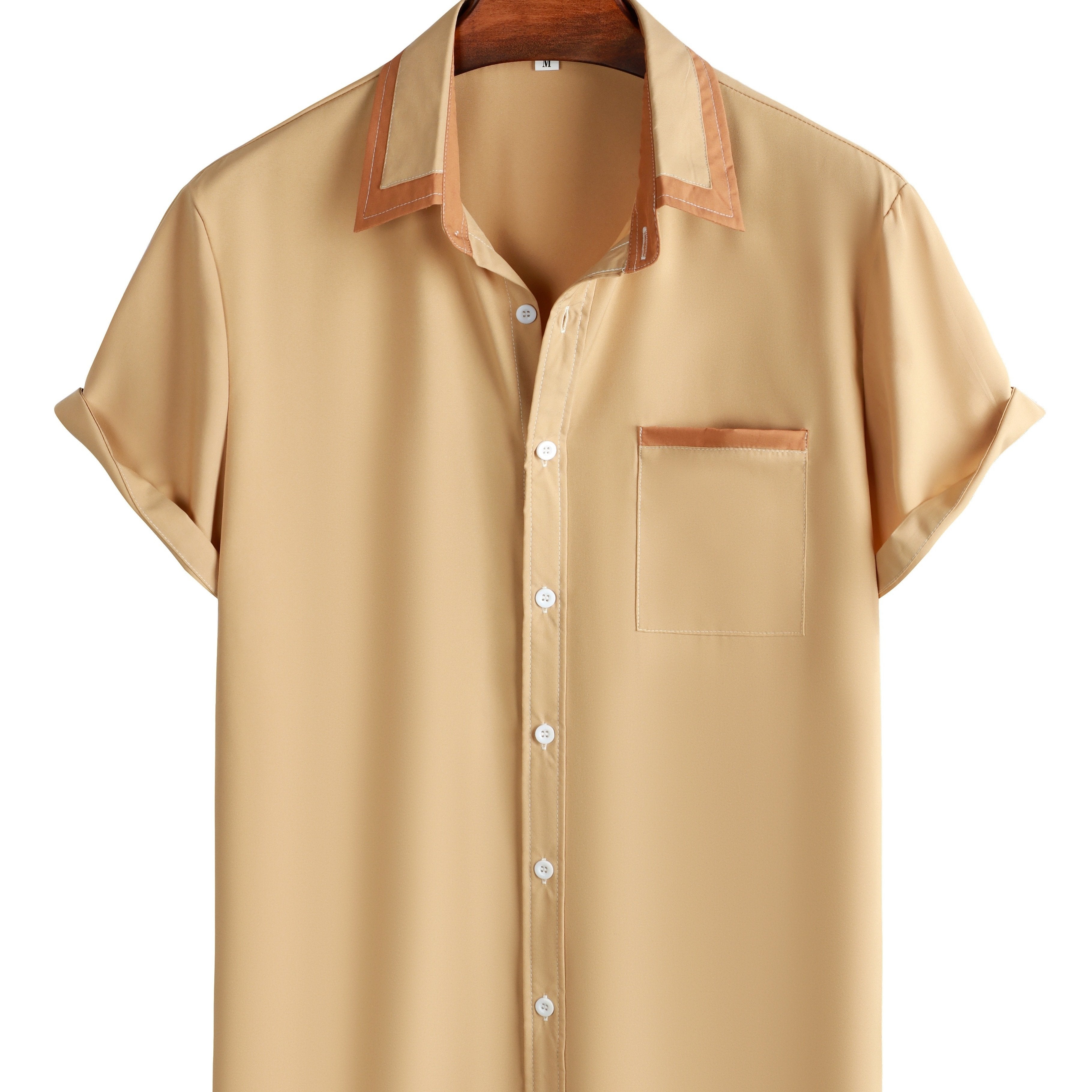 New Lightweight Casual Short-Sleeve Shirt for Men for Spring And Summer.