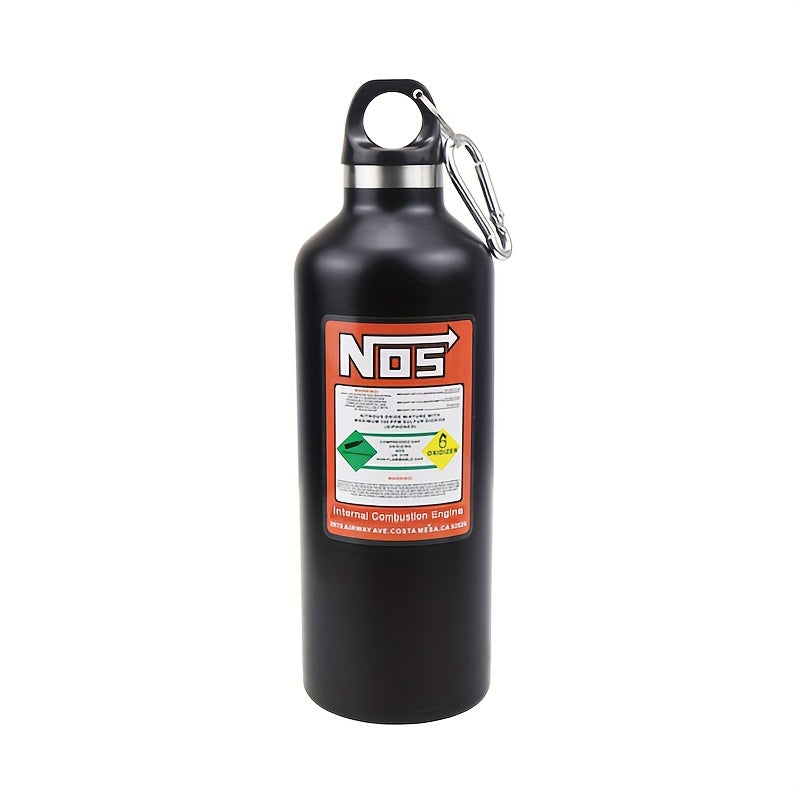 Bicycle Insulation Cup, NOS Nitrogen Cylinder Vacuum Stainless Steel Kettle, 16.91oz High-capacity Travel Sports Bottle Water Cup