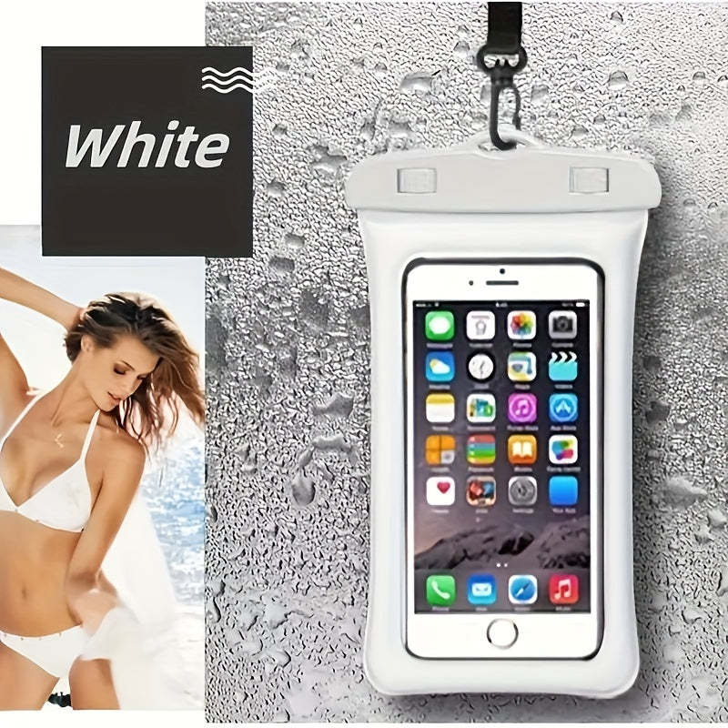 1pc Oversized Waterproof Bag-Keep Your Smartphone Dry And Protected Underwater! Perfect For Underwater Activities, Beach, Swimming, Surfing And Rafting