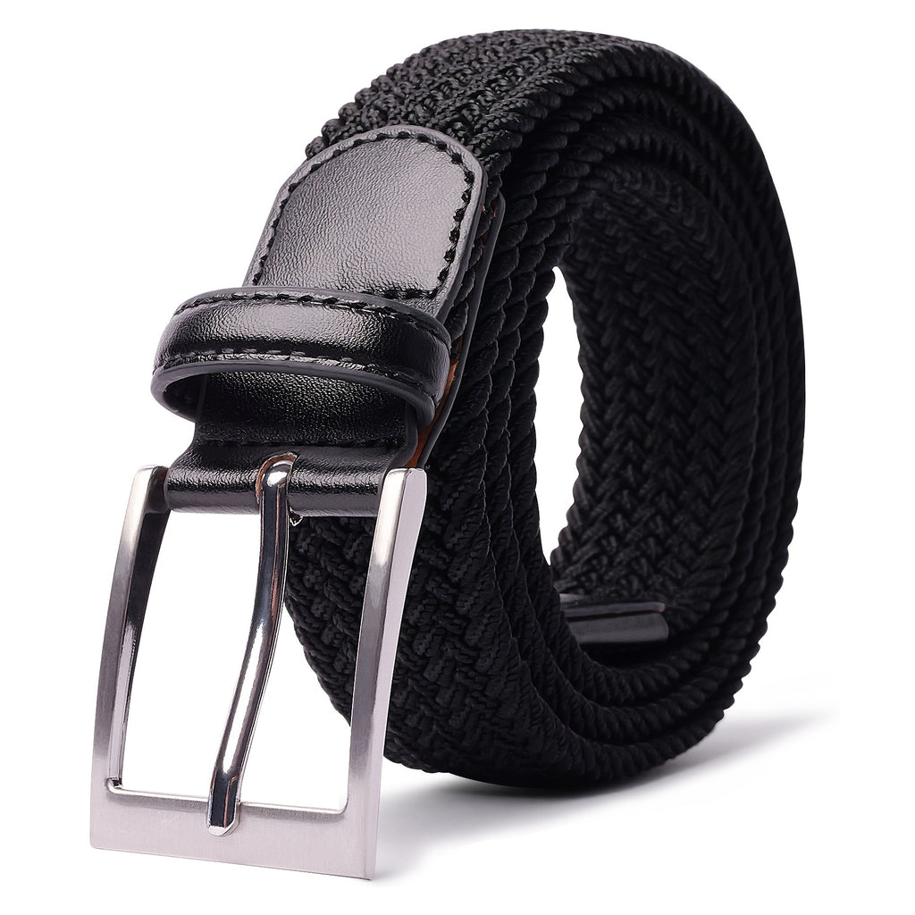 Woven Stretch Belts Made of Braided Elastic for Men And Women, Suitable for Casual Pants, Jeans, And Golf Shirts