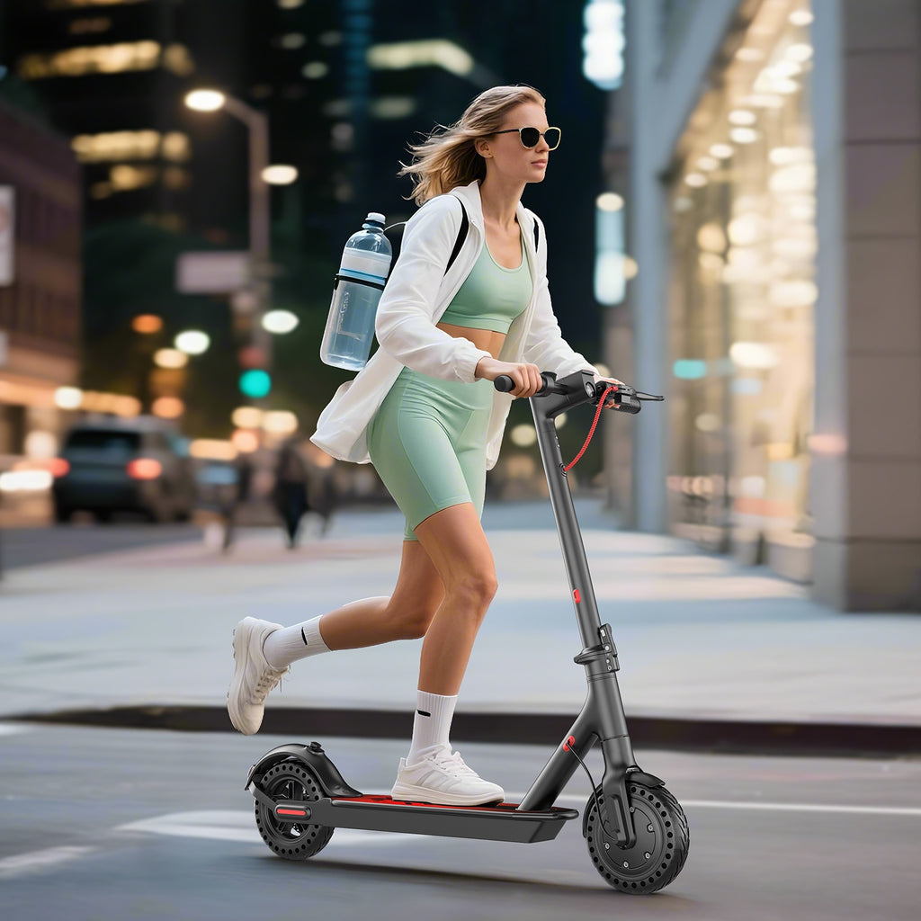 Electric Scooter Powerful, Adaptable To All Terrains, Essential For Outdoor Adventures, Simple Design, Friendly Travel, New Choice For Urban Life; 500W Power, Speed Of 20MPH, Range Of 30MILES, Climbing Slope Of 20-30, Long-te