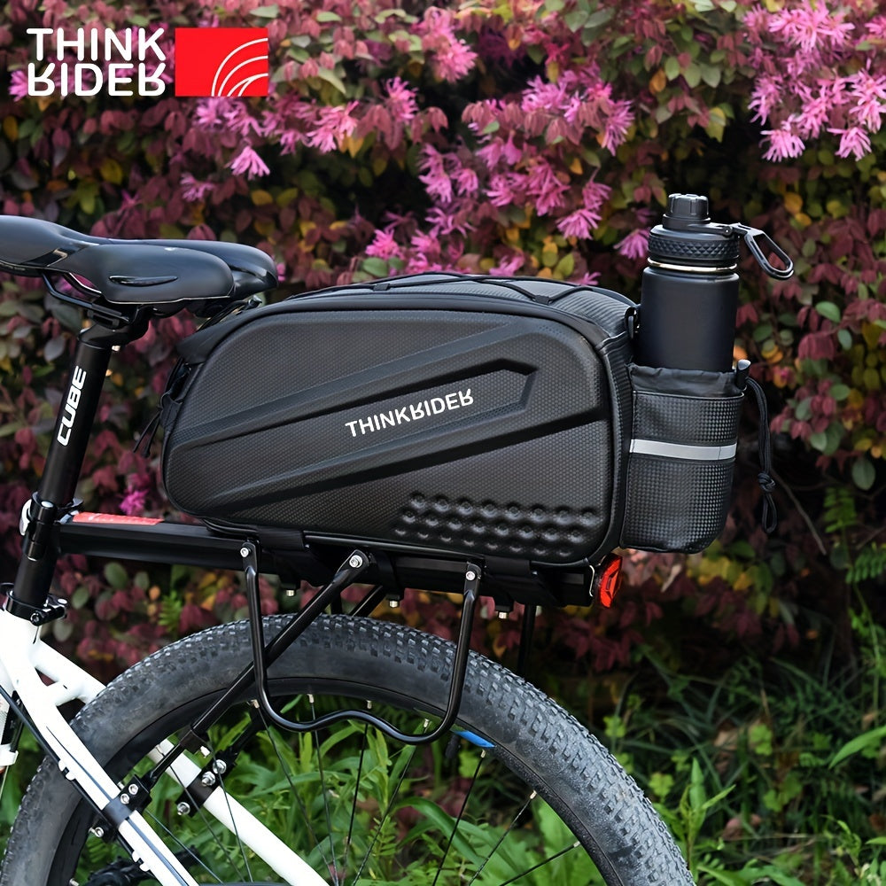 14L Hard Shell ThinkRider Bicycle Rear Hunch Bag - Anti-Splash Material, Rain Cover Included