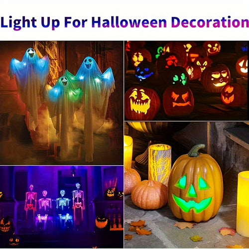 4/6pcs 8-Color High-Brightness Wireless LED Strip Lights with Remote Control, USB Charging, Anti-Collision Lighting for Drones, Aircraft, Motorcycles, and Bikes