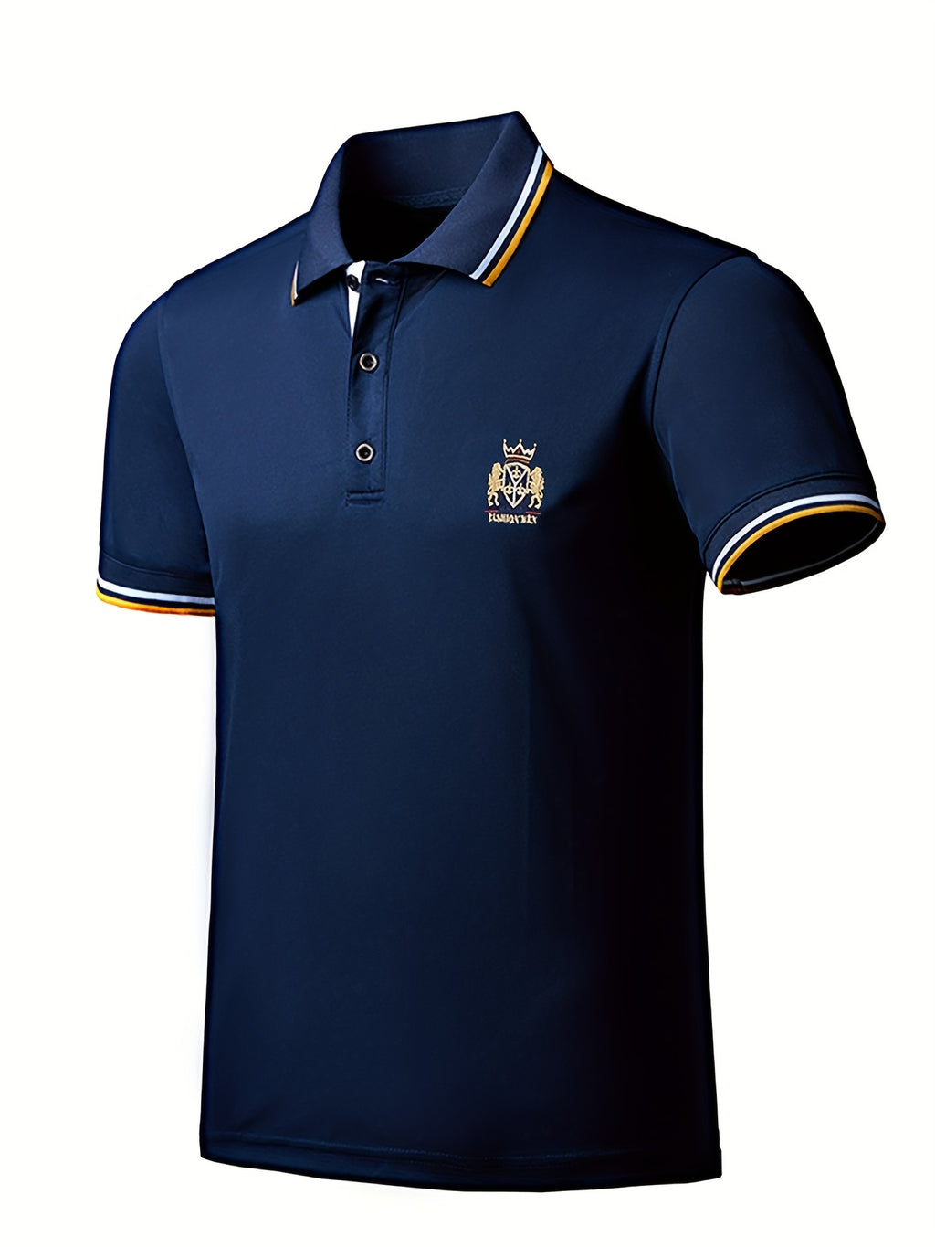Plus Size Men'S Polo Shirts, Loose Elastic Comfortable Causal Short Sleeve for Business Formal Occasions Gifts