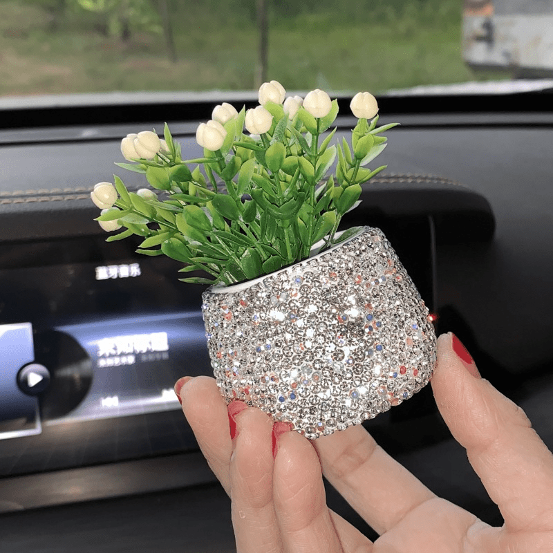 Schimmernde Glamour Auto-Aromatherapie-Ornamente – Belebende Düfte für luxuriöse Innenausstattung für Frauen