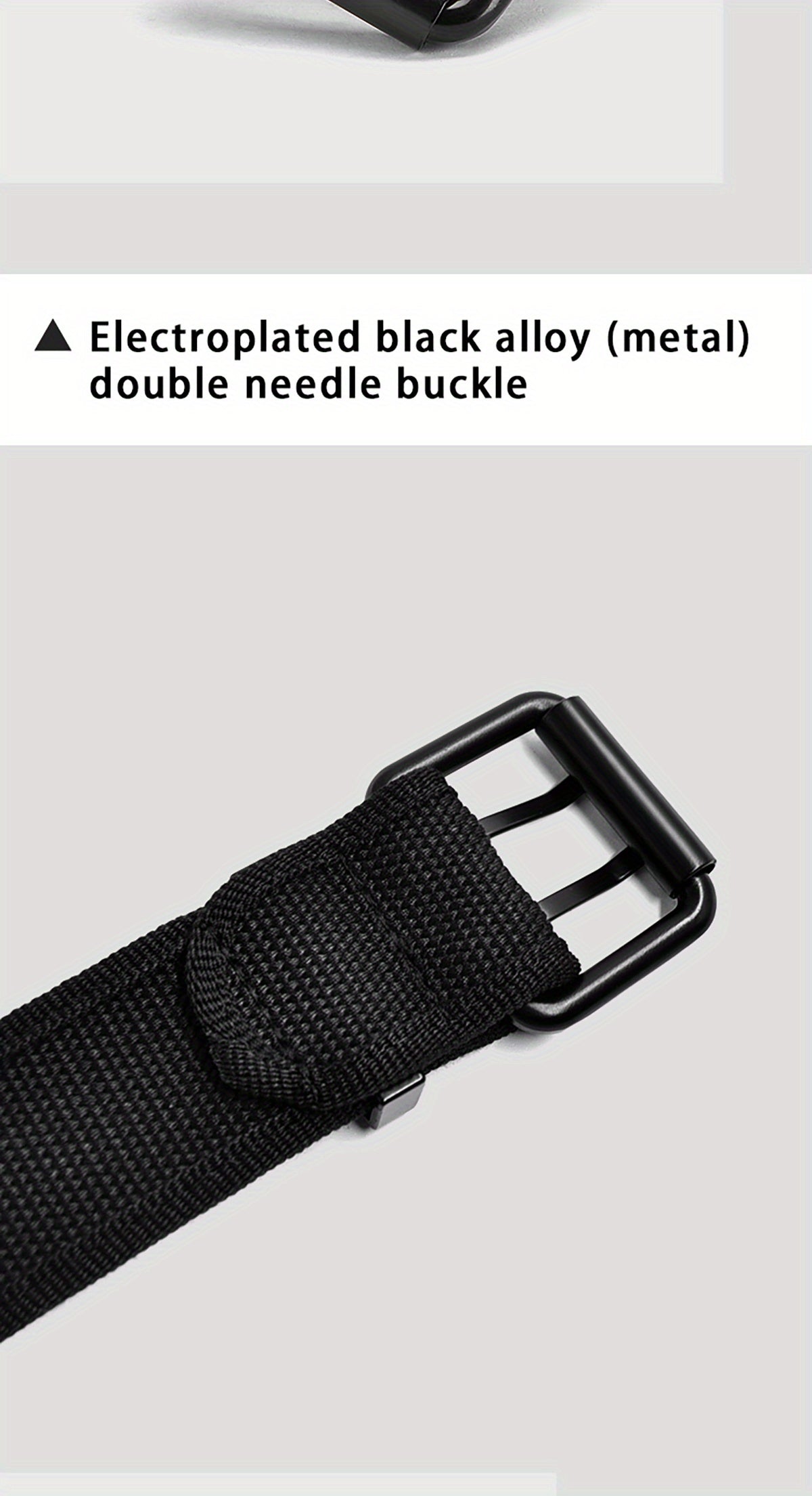 Unisex geflochtener Gürtel mit Dornschließe aus Metall, perfekt für legere, sportliche oder Business-Looks, ideal zu Jeans und Hosen