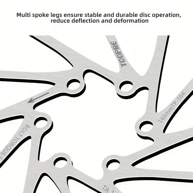 Bicycle Ultralight Brake Disc 160MM-180MM MTB Bike Disc Brake Pad Cassette Brake Disc With Screws