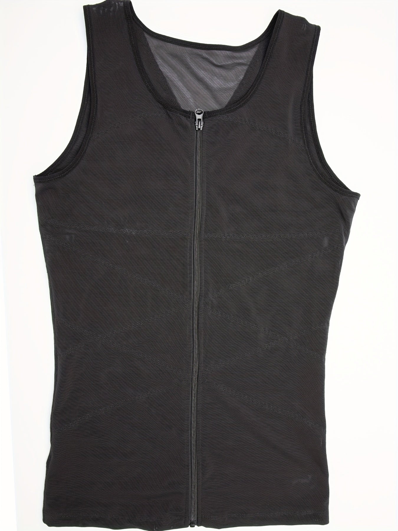 SCARBORO Men's Compression Shirt for Body Shaper Slimming Vest Tight Tummy Underwear Tank Top