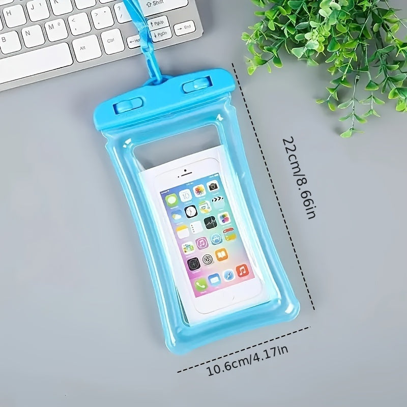 1pc Oversized Waterproof Bag-Keep Your Smartphone Dry And Protected Underwater! Perfect For Underwater Activities, Beach, Swimming, Surfing And Rafting