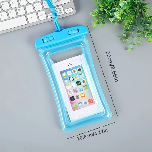 1pc Oversized Waterproof Bag-Keep Your Smartphone Dry And Protected Underwater! Perfect For Underwater Activities, Beach, Swimming, Surfing And Rafting