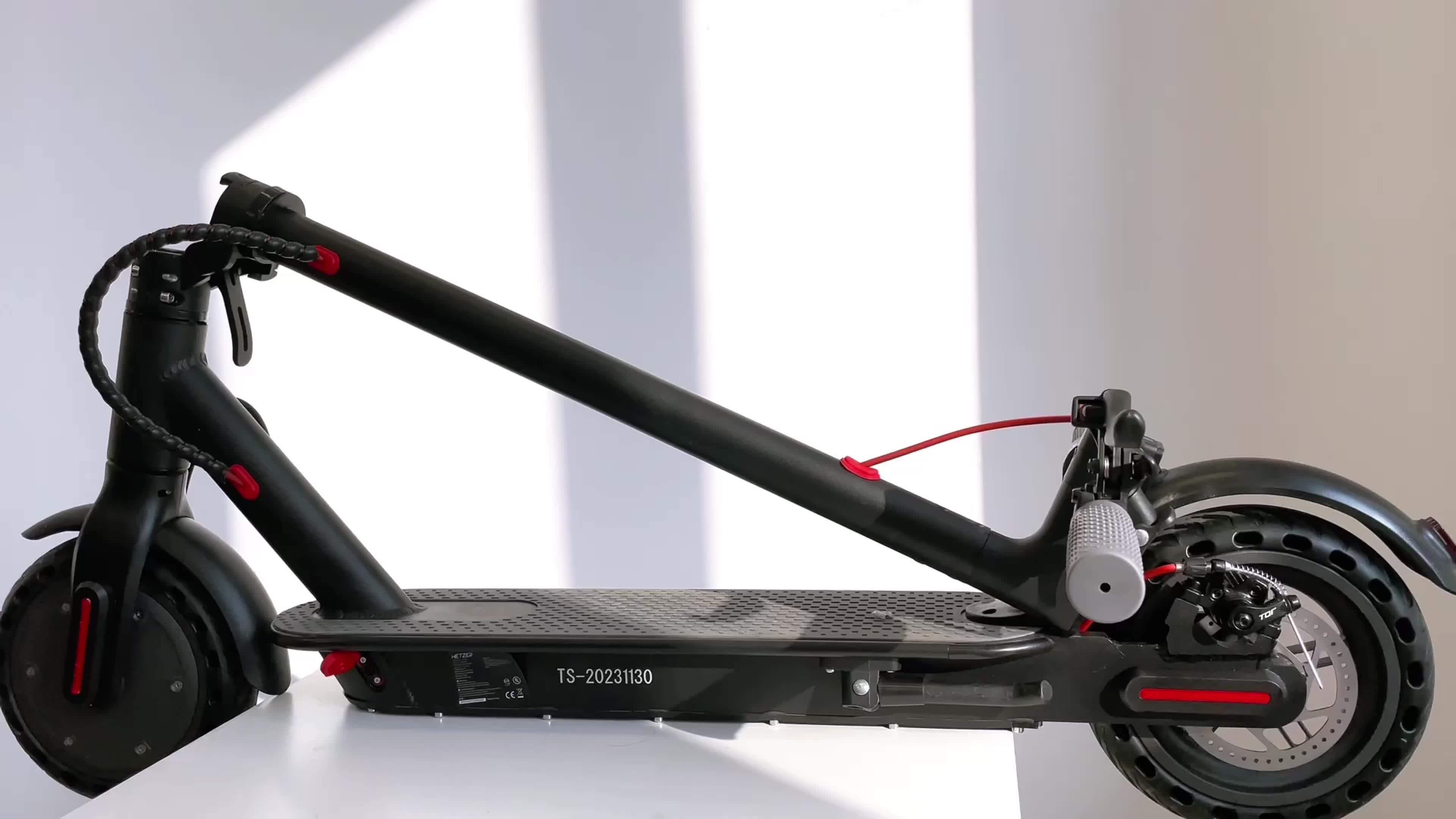 1pc Urban Transport Electric Scooter, 350W Foldable Alloy Steel Frame with Rear Brake, 8.5-inch Tires, 25-30KM/H Max Speed, Rechargeable Lithium Battery, 60Hz Dual Power Mode, US Plug, Scooter for Adults