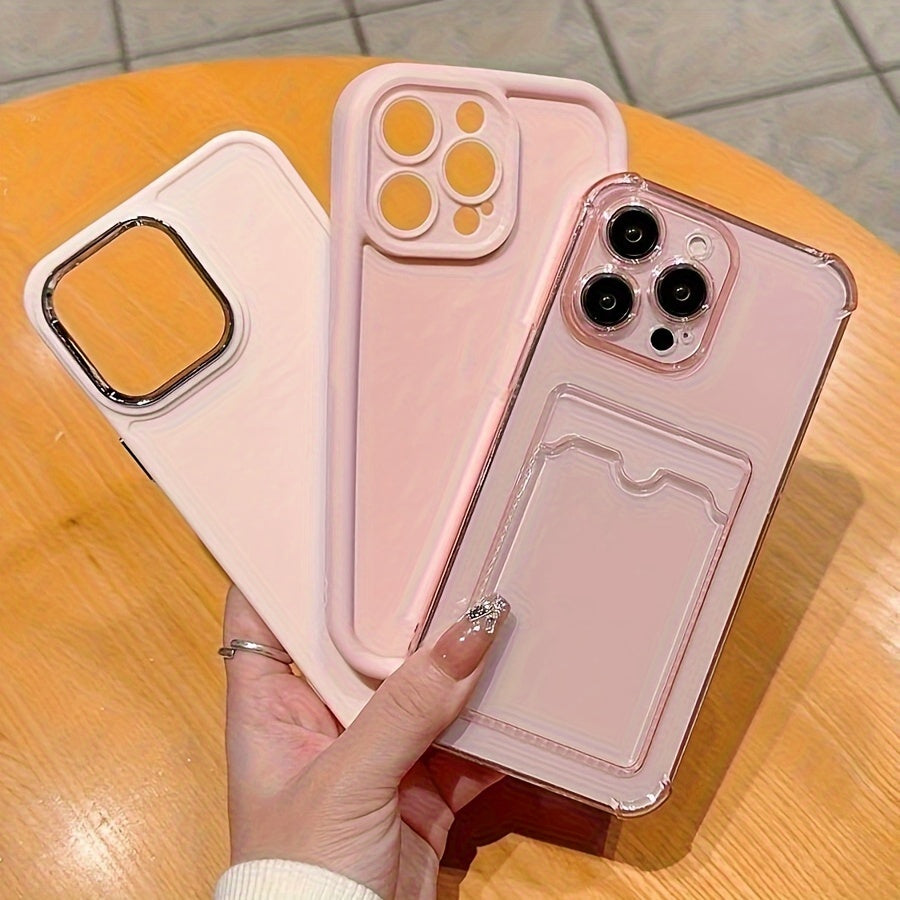 3-Piece Smartphone Case Set - Durable, Scratch-Resistant - Stylish Protection for Daily Use
