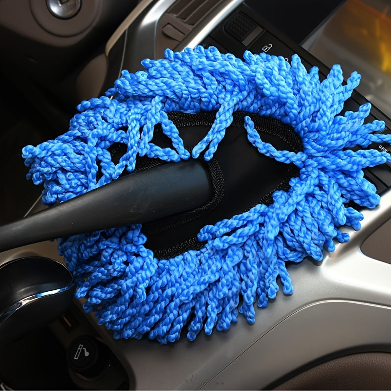 Kleine Nanofaser Auto Staubentfernungsbürste Weiche Mini Borstenbürste Staubwedel Wisch Auto Innenreinigung