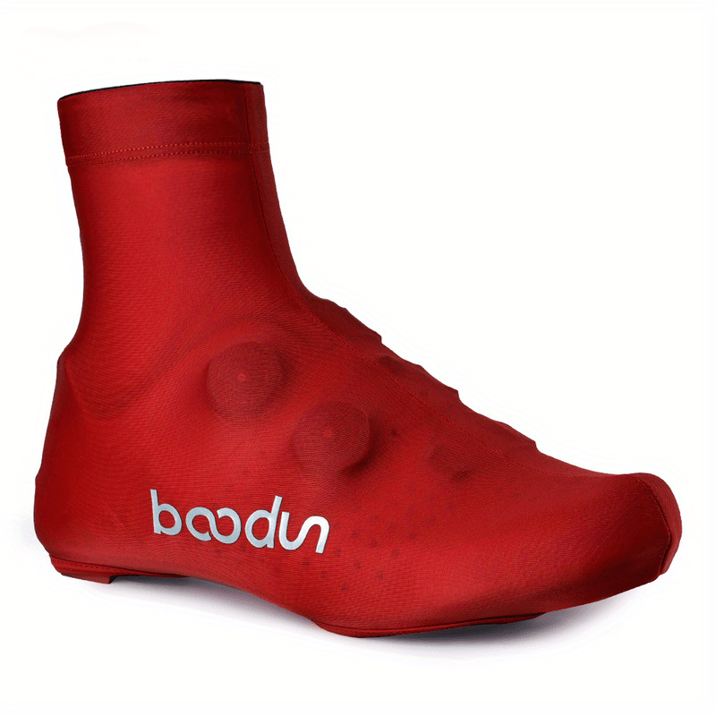 1 Pair Reflective High Elastic Breathable Zipper Cycling Shoe Cover Road Mountain Bike MTB Shoes Cover Lycra Bicycle Overshoes For Men And Women