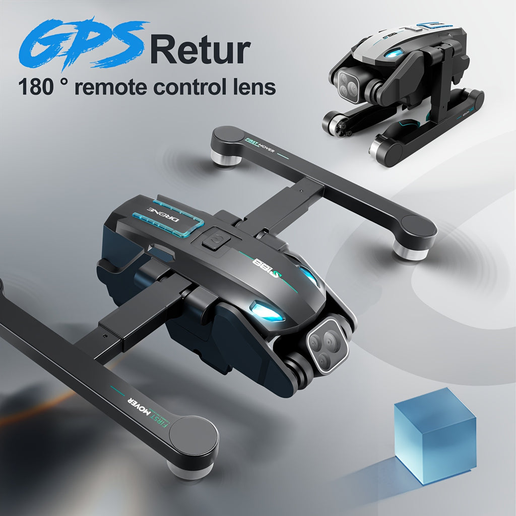 2024 GPS Drones with Camera for Adults 4K, 180° Obstacle Avoidance, Brushless Motor, 5G WiFi Transmission, Smart Return Home, Professional FPV Drone for Beginner, 36Mins Long Flight+ 2Batteries