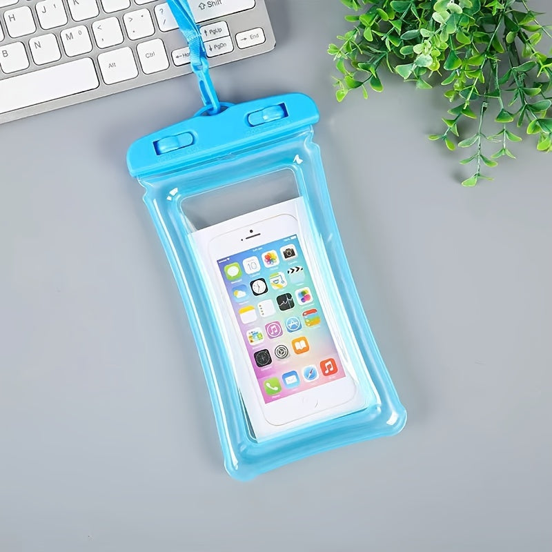 1pc Oversized Waterproof Bag-Keep Your Smartphone Dry And Protected Underwater! Perfect For Underwater Activities, Beach, Swimming, Surfing And Rafting
