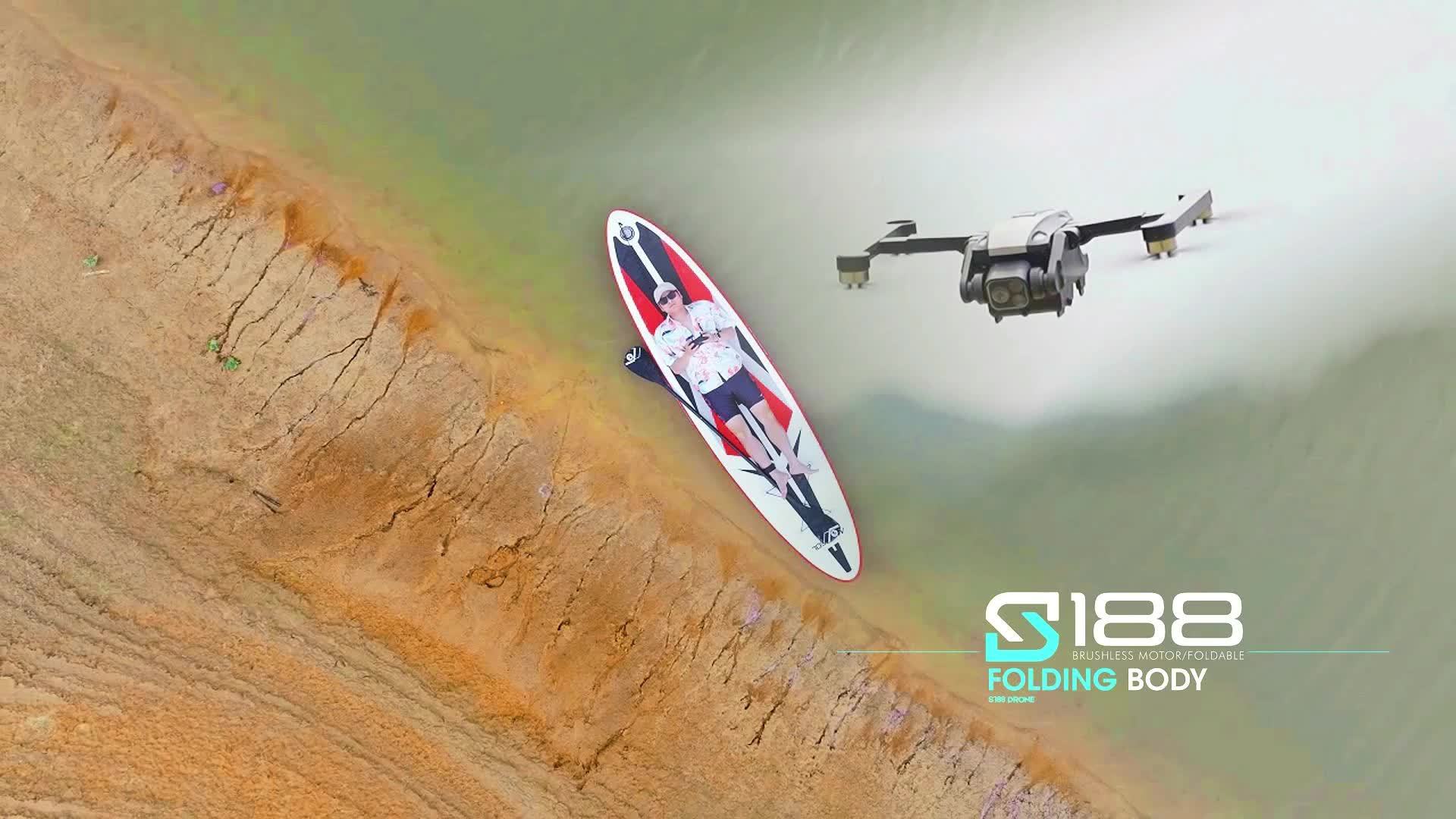 2024 GPS Drones with Camera for Adults 4K, 180° Obstacle Avoidance, Brushless Motor, 5G WiFi Transmission, Smart Return Home, Professional FPV Drone for Beginner, 36Mins Long Flight+ 2Batteries