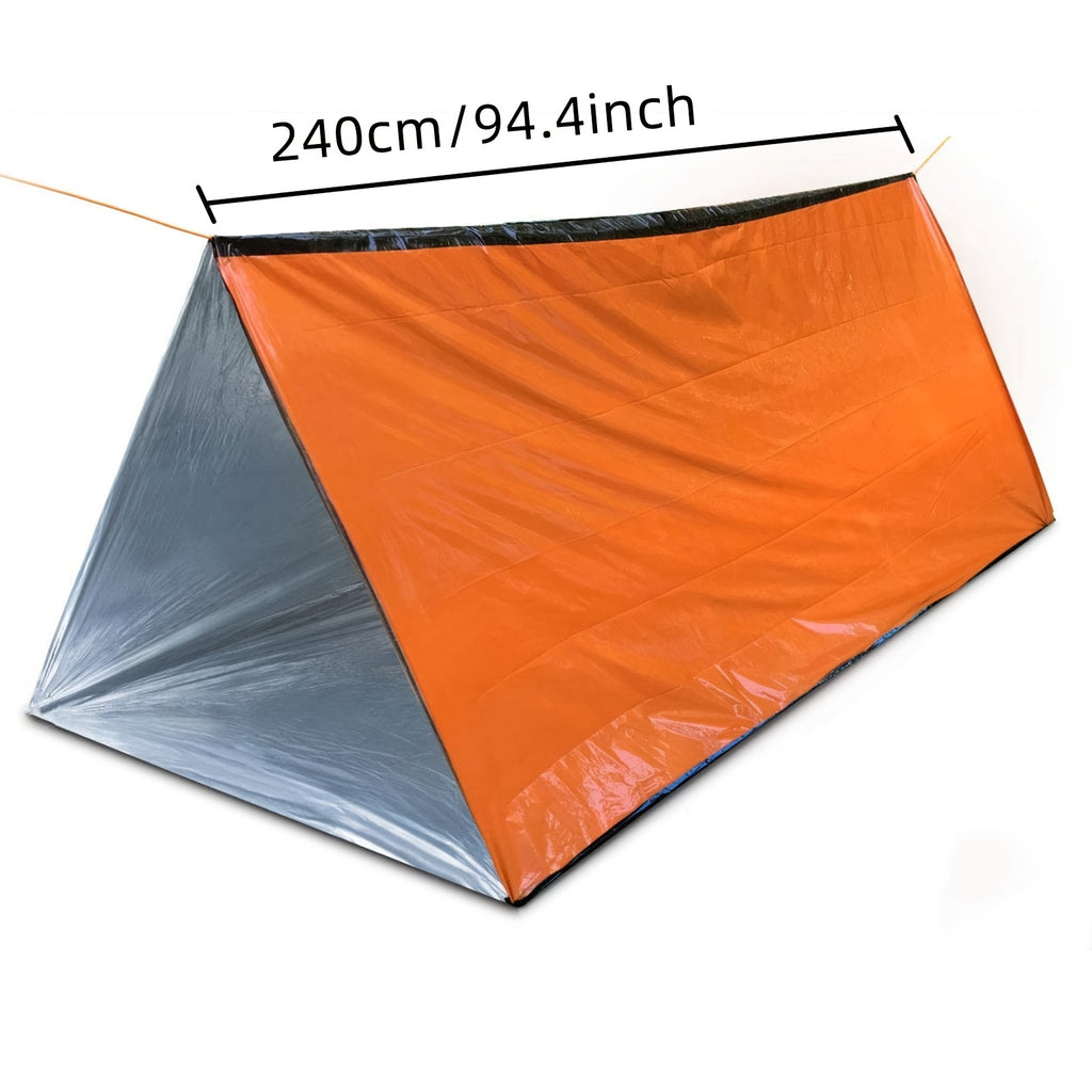 [Emergency Camping Tent] Windproof & Tear-Resistant Emergency Camping Tent - Lightweight Shelter, All-Season Portable Tent with Ground Sheet, for Camping, Hiking, Backpacking, RV, Car Emergencies - Fits 2 People, Hiking Gear,
