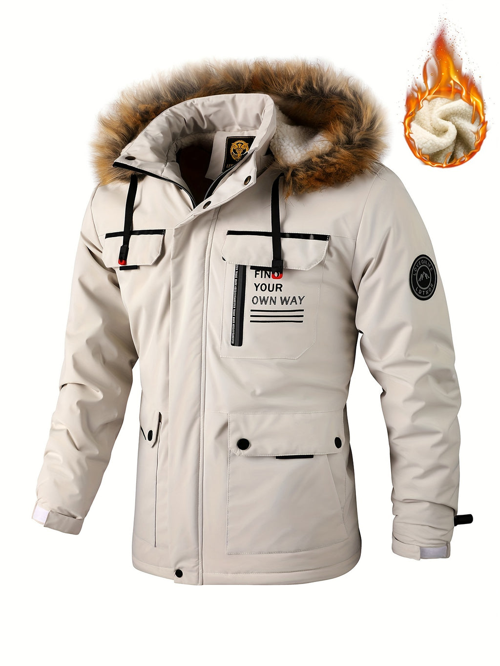 2022 Autumn And Winter New Men'S Fashionable Windbreaker Jacket Casual Outdoor Sports Zipper Jacket