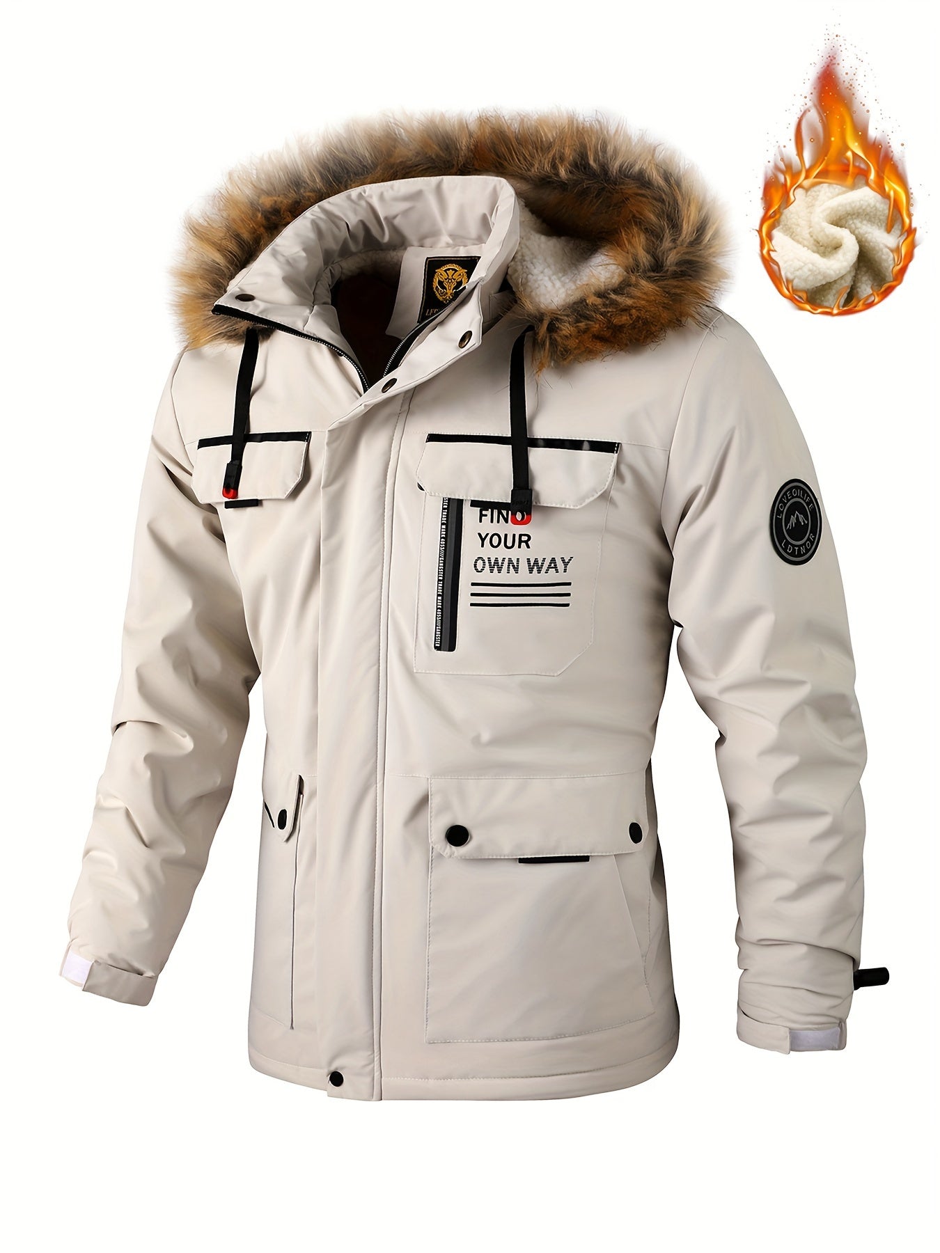 2022 Autumn And Winter New Men'S Fashionable Windbreaker Jacket Casual Outdoor Sports Zipper Jacket