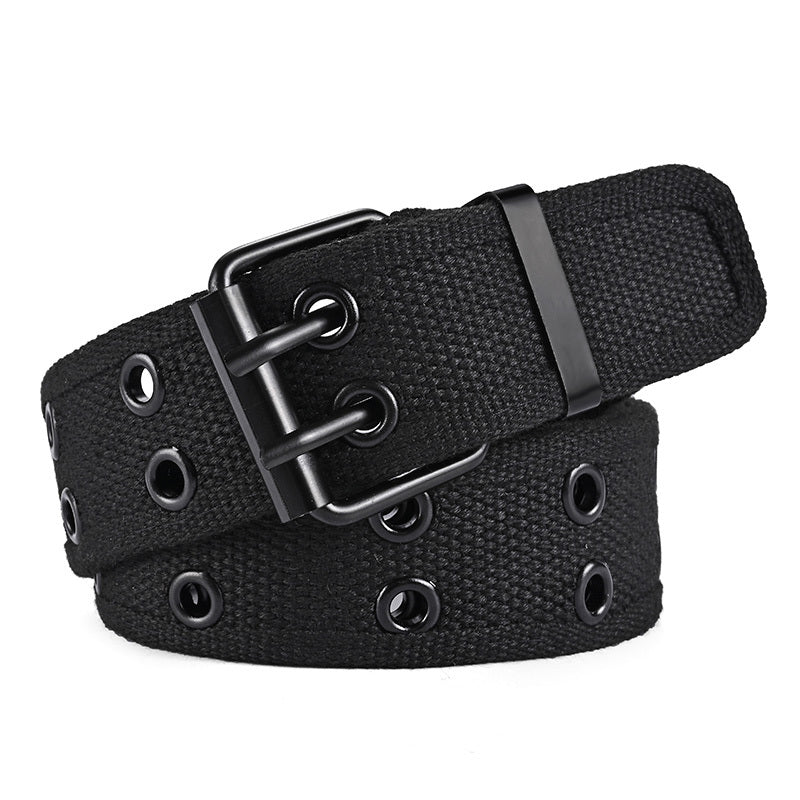 Unisex geflochtener Gürtel mit Dornschließe aus Metall, perfekt für legere, sportliche oder Business-Looks, ideal zu Jeans und Hosen