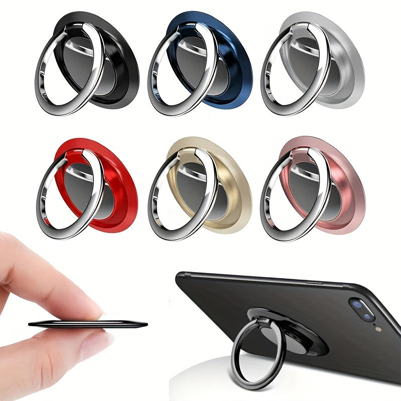 360 Grade Draaiende Universele Vingerringhouerstaander met Magnetiese Montering en Foonagterplakkerblokkiebeugel vir Selfoonmotor