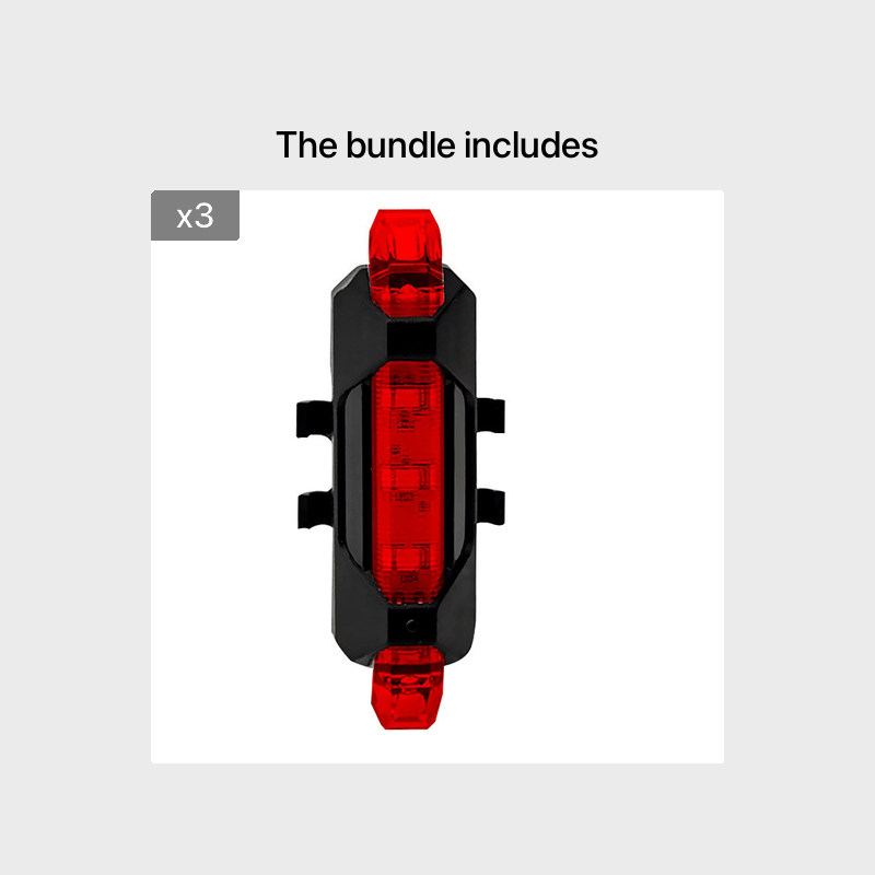 USB Rechargeable LED Bike Tail Light - 4 Flashing Modes For Safety And Visibility - Mountain And Road Bicycle Taillight For Riding And Cycling