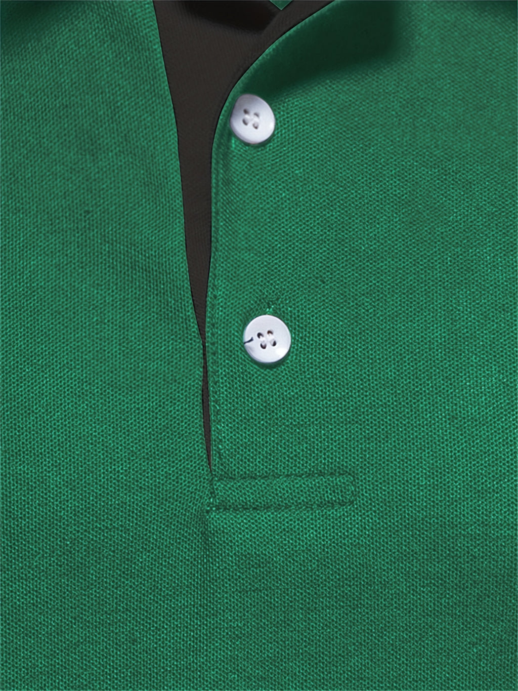 Men's Solid Giraffe Embroidery Long Sleeve Tennis Shirts, Slight Stretch All-match Fashion Men's Top