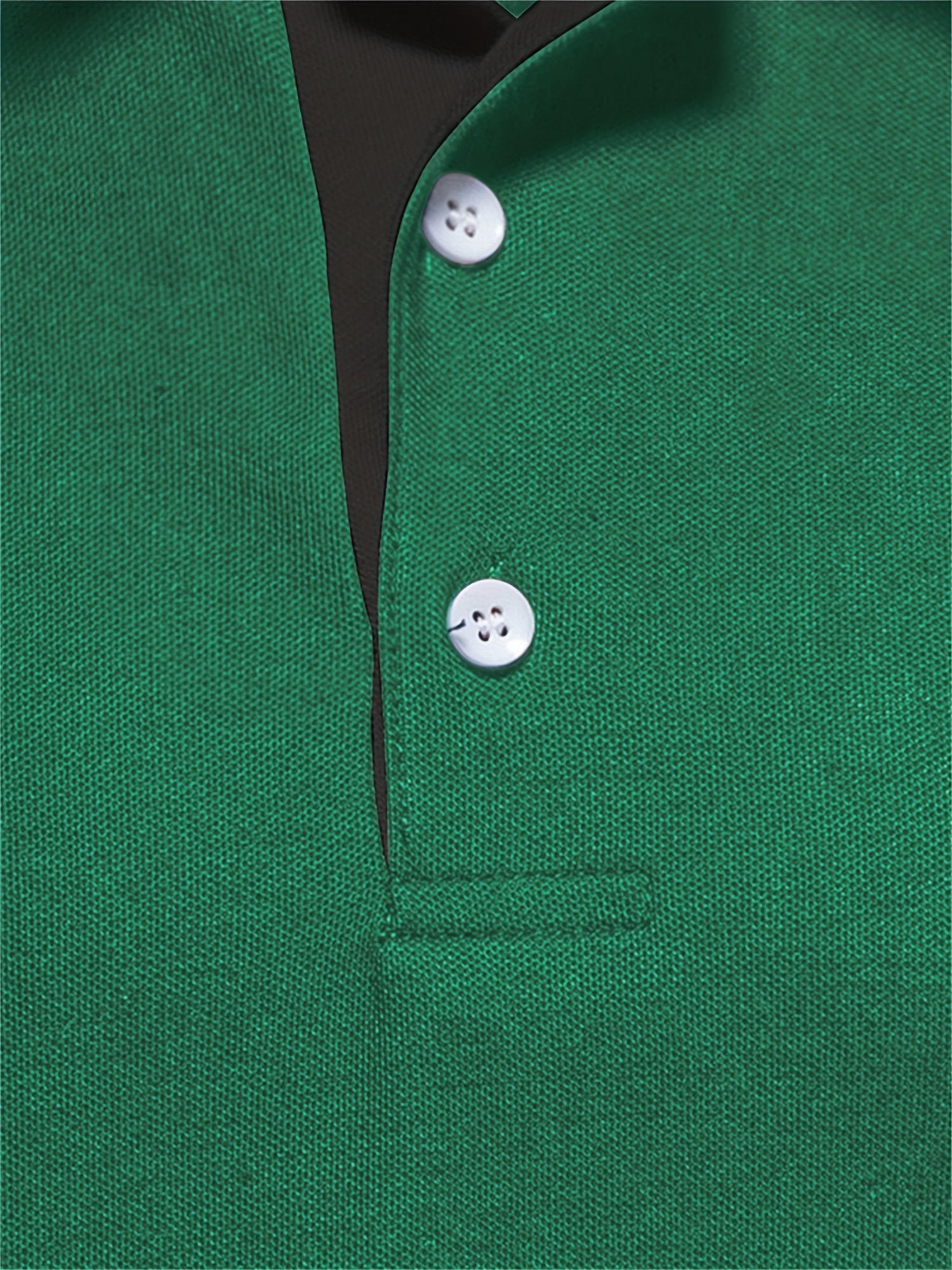 Men's Solid Giraffe Embroidery Long Sleeve Tennis Shirts, Slight Stretch All-match Fashion Men's Top