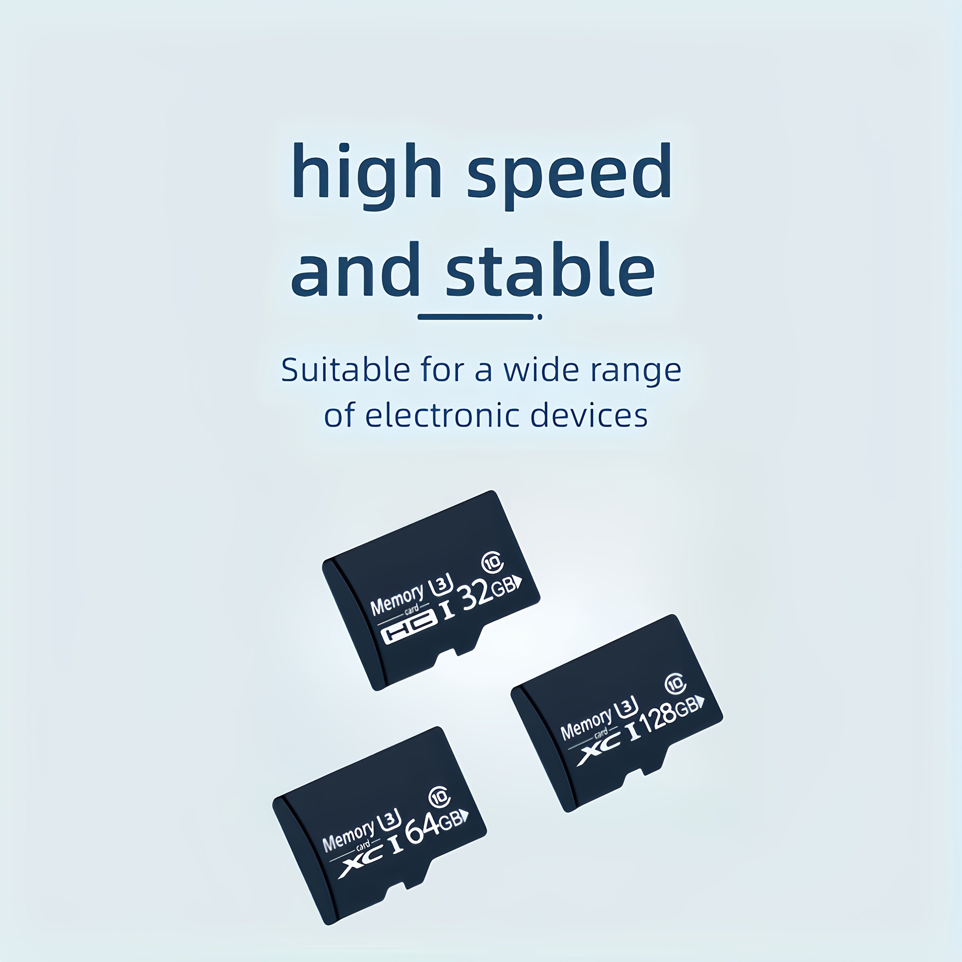 Micro SDXC Memory Card, U3, Read Speed Up To 100 MB/s 32G 64G 128G Full HD Suitable For Cell Phones, Cameras, Car Loggers, Company Security, Home Monitoring, Drones, Aerial Models