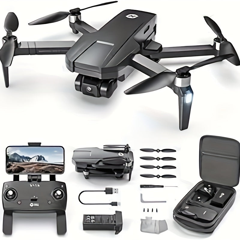 Holy Stone HS720R 3 Axis Gimbal GPS Drones with Camera for Adults 4K EIS; FPV RC Drone, Foldable Quadcopter with 10000 Feet Video Transmission Control Range, Brushless Motor, Follow Me, Auto Return