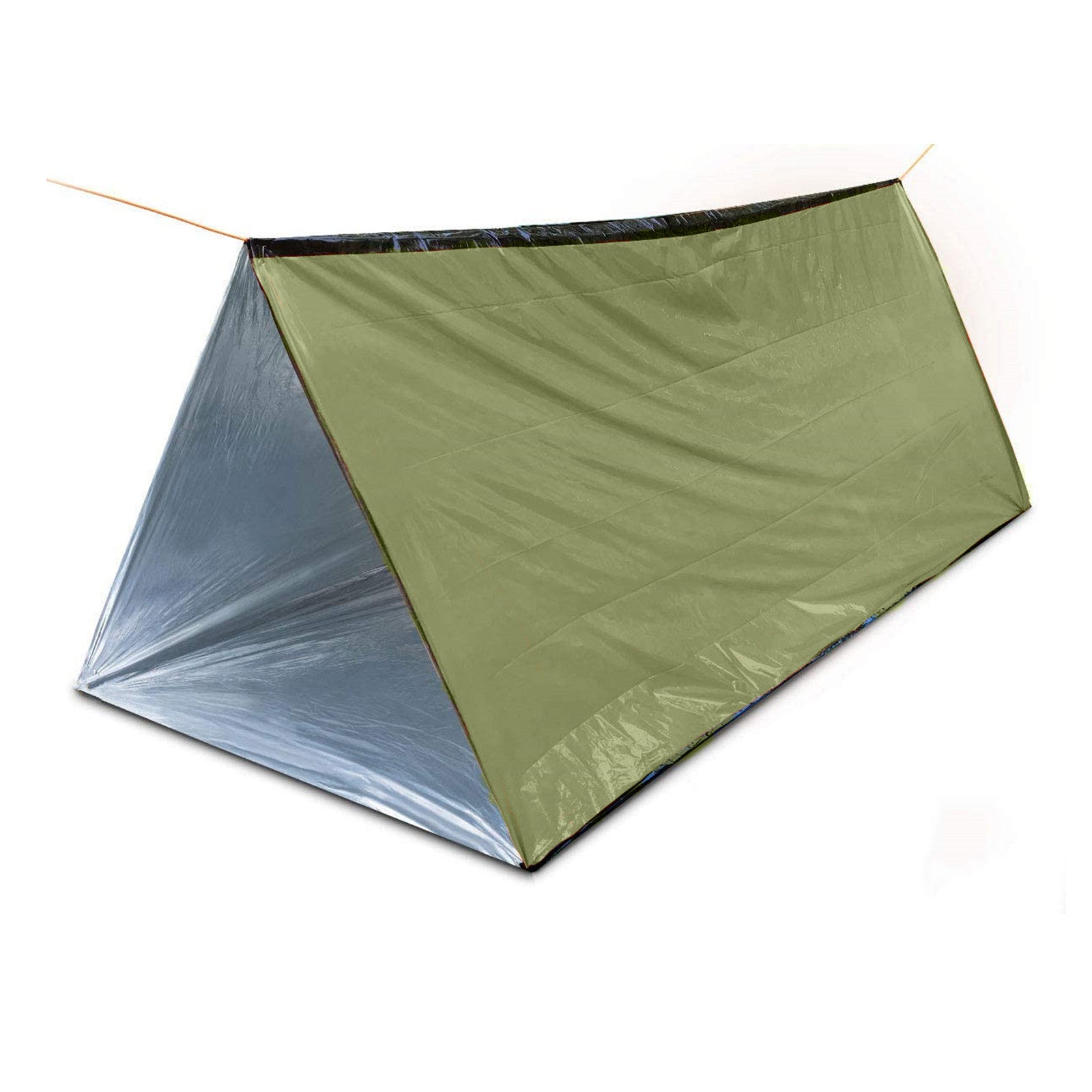 [Emergency Camping Tent] Windproof & Tear-Resistant Emergency Camping Tent - Lightweight Shelter, All-Season Portable Tent with Ground Sheet, for Camping, Hiking, Backpacking, RV, Car Emergencies - Fits 2 People, Hiking Gear,
