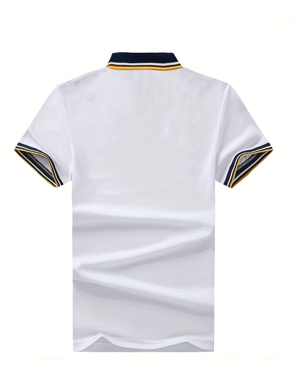 Plus Size Men'S Polo Shirts, Loose Elastic Comfortable Causal Short Sleeve for Business Formal Occasions Gifts