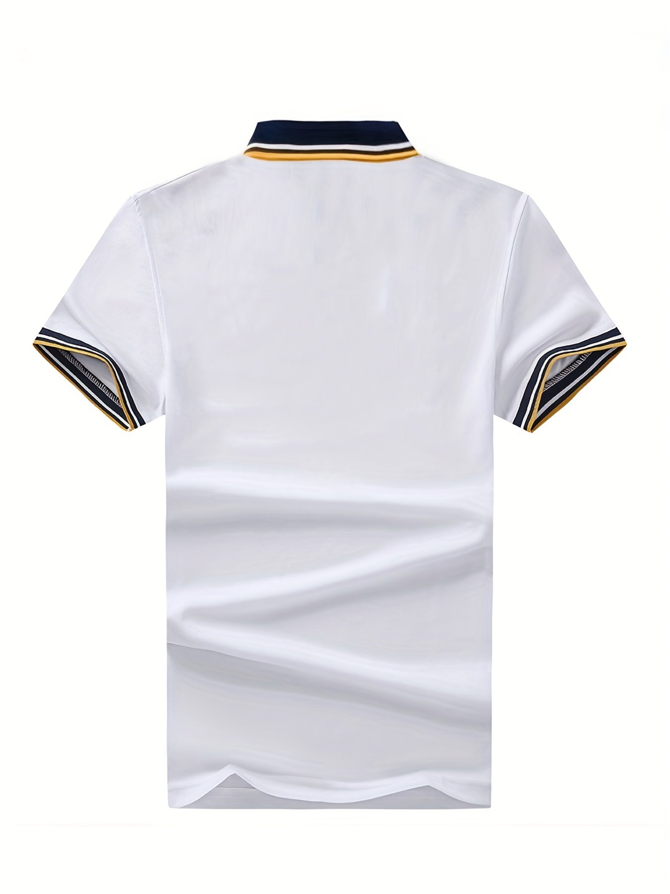 Plus Size Men'S Polo Shirts, Loose Elastic Comfortable Causal Short Sleeve for Business Formal Occasions Gifts