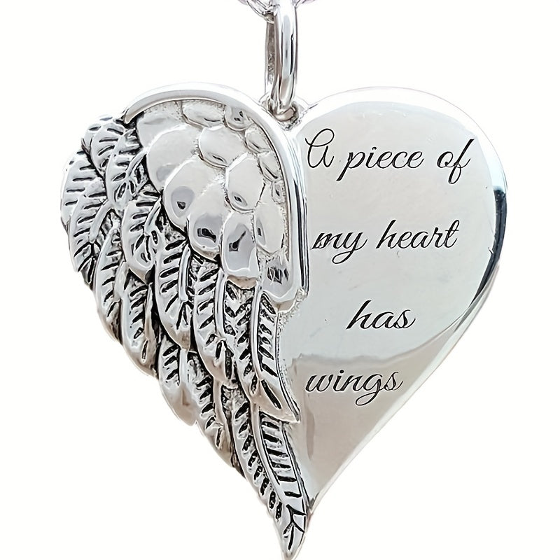 New Heart-shaped Fashion Creative Love Wings Pendant Angel Wings Necklace