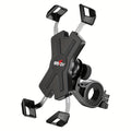 Bike Phone Mount Metal Motorcycle Handlebar Phone Holder Scooter Phone Clamp for 4.0-7.0 Inch Smartphone with 360° Rotation